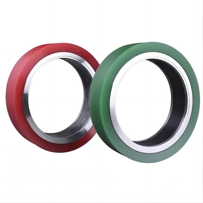 Rubber slitter rings